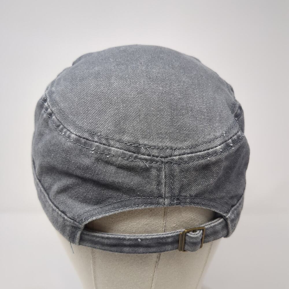 Unbranded Slideback Cadet Army Cap Gray One Size … - image 6